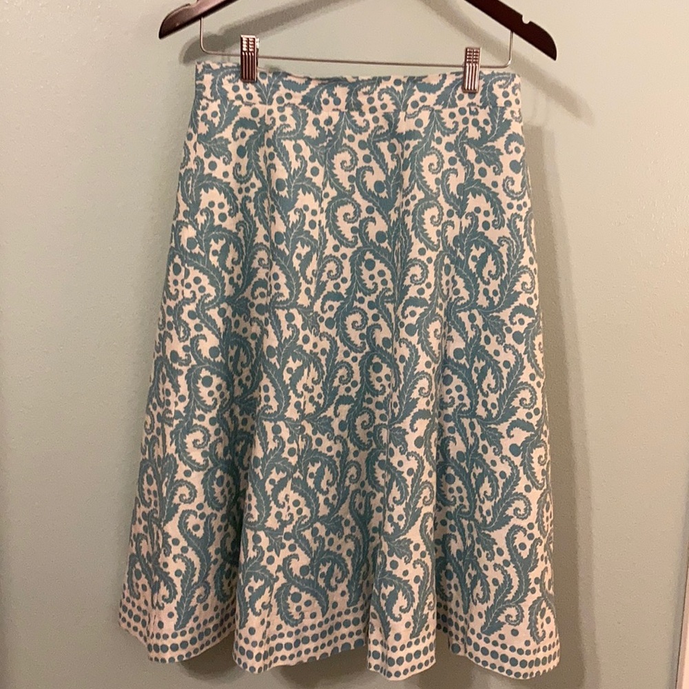 Boden Linen Full Skirt